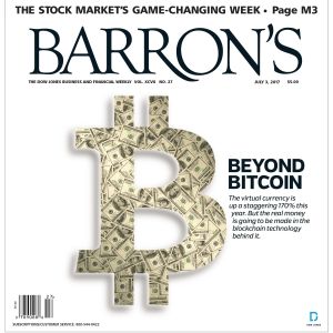 BARRON'S BITCOIN COVER - 7.2017